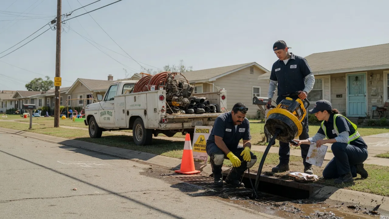 Drain Cleaning in Cunningham, TX near me